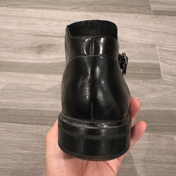 Paul Smith polished leather monk strap Chelsea boots dress shoes - Picture 10 of 14